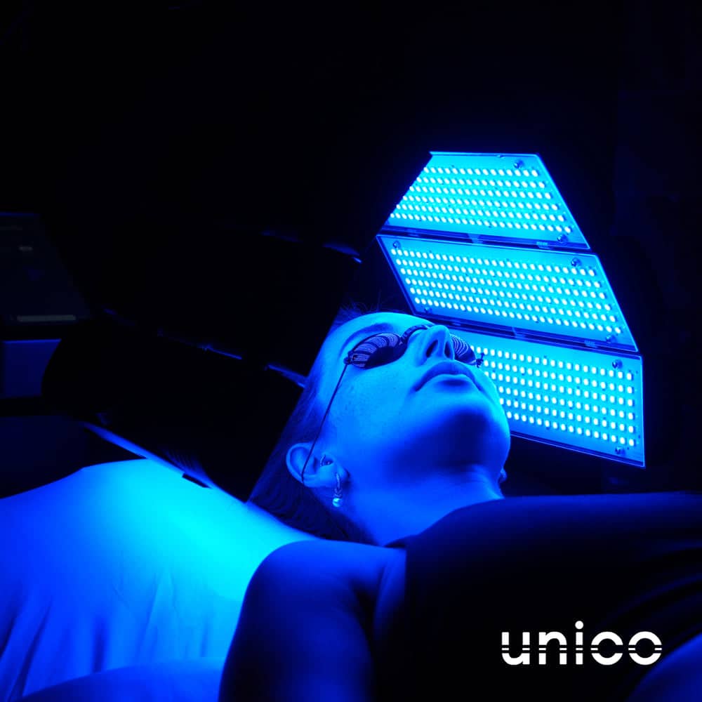 Blue Umbrella LED therapy treatment